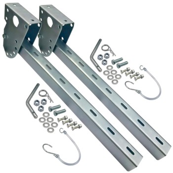 Side Rail Bracket Zinc Plated Steel (Pair)